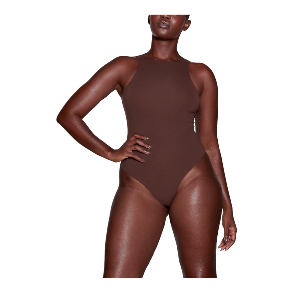 SKIMS FITS EVERYBODY HIGH NECK BODYSUIT (bs-bst-0242)